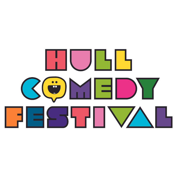 Hull Comedy Fest Logo White Background 1X1